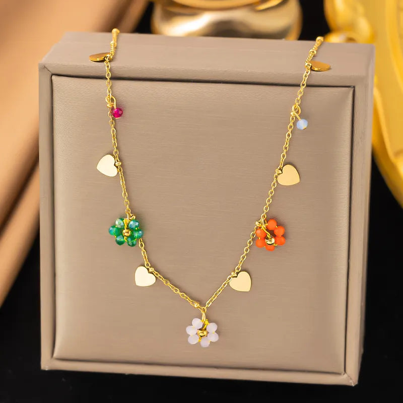 18k gold plated necklace