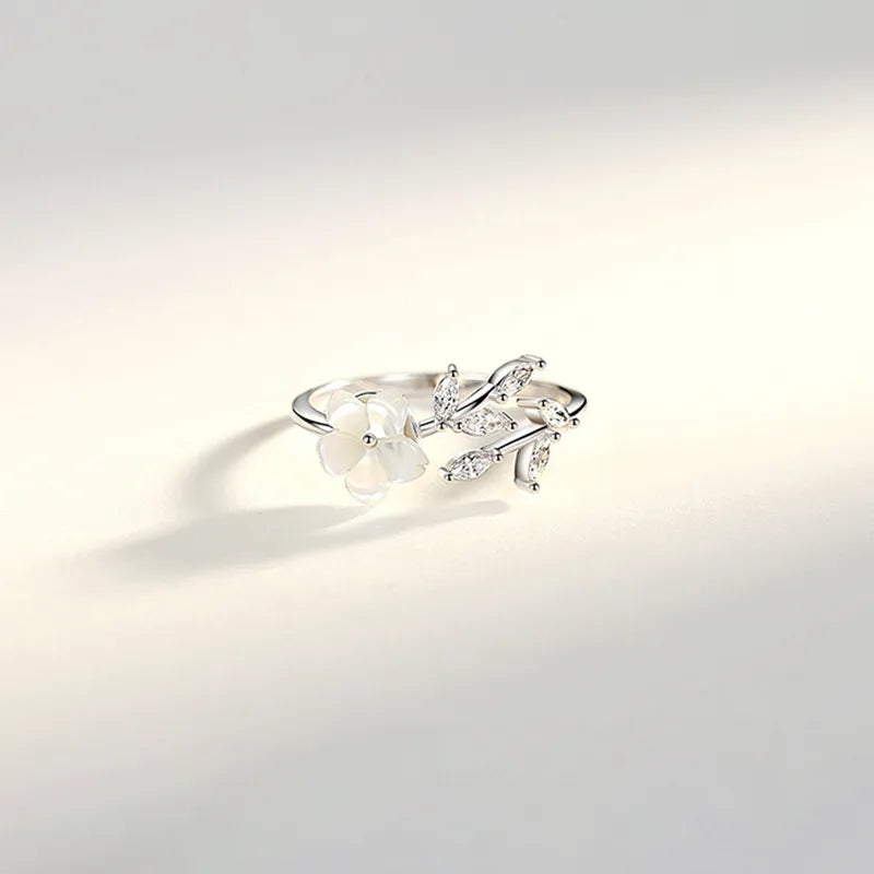 flower open ring