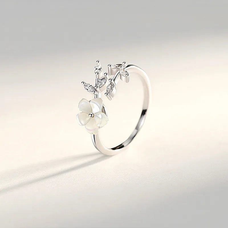 flower open ring